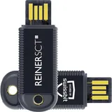 Reiner SCT FIDO Stick Pro USB-A (USB), Speicherkartenlesegerät, Schwarz