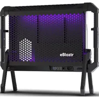 eblaztr ITX Gaming Desktop Gehäuse schwarz