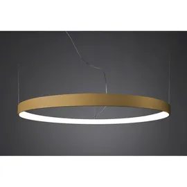 Sollux Lighting Pendelleuchte Wohnzimmerlampe Hängelampe Deckenleuchte Gold LED 30W 4000K D 55 cm