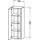 Duravit DuraStyle DS1239R0718 Hochschrank 50 x 36 x 140 cm Betongrau/Weiß Matt Holz, Spanplatte