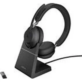 JABRA Evolve2 65 USB-A MS Teams Stereo schwarz mit Ladestation