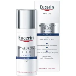 Eucerin Hyaluron-Filler 5% Urea Tagespflege – mildert sichtbar Falten und spendet intensive Feuchtigkeit