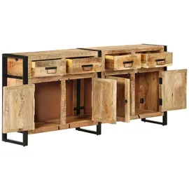 vidaXL Sideboard 172x35x80 cm Mango Massivholz