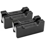 HEYNER Wagenheber Gummiauflagen 2er Set für Unterstellböcke 347470 (6t) Breite 29,5 mm, Set schwarz
