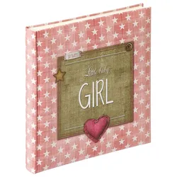 Walther Little Baby Girl UK-100-R Babyalbum 28x30,5cm rosa