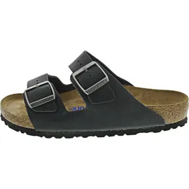 Birkenstock Arizona Weichbettung Naturleder geölt schwarz 46