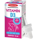 Vitamin D3 Tropfen für Babys & Kinder - 400 IU, 10ml für 220 Tage - Vitamin D Tropfen gut für Immunsystem, Knochen, Zähne, Muskeln - D3 Tropfen sind auch geeignet für Schwangere und stillende Mutter