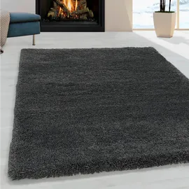 Ayyildiz Fluffy 3500 Hochflorteppich 60 x 110 cm grau