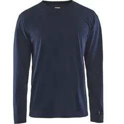 Flammschutz Langarmshirt "3483" - 5XL - marine