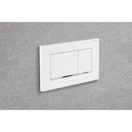 Geberit Sigma30 Betätigungsplatte für 2-Mengen-Spülung weiß/hochglanz-verchromt 115.883.KJ.1
