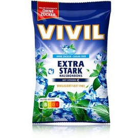 vivil® Vivil Extra Stark, zuckerfrei, 33 Stück im Beutel, 120g