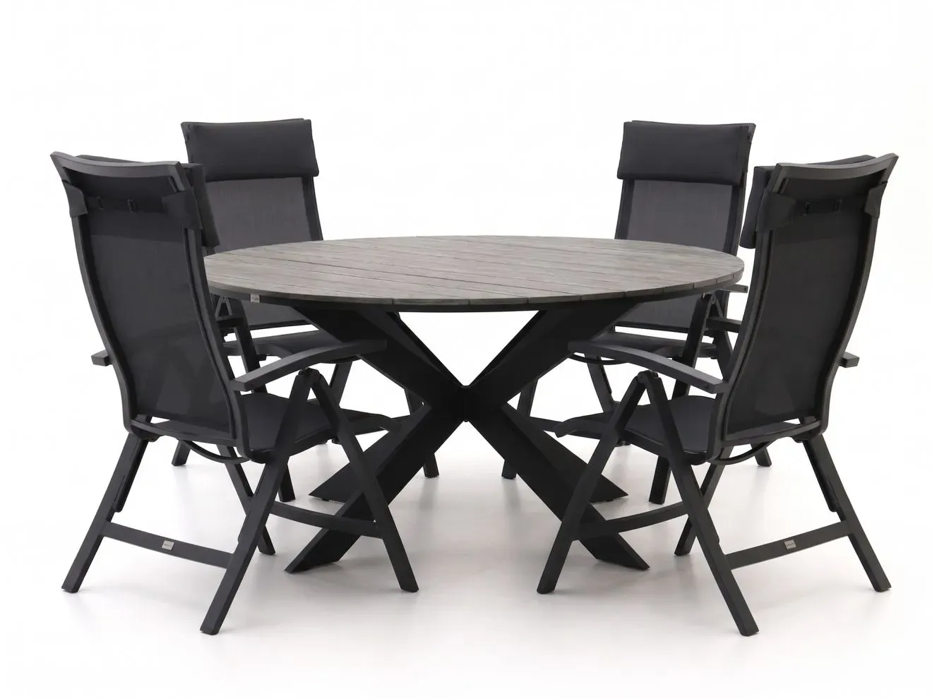 + 10 % Kassenrabatt | Bellagio Lugo/Fidenza ø 149 cm Gartenmöbel-Set 6-teilig