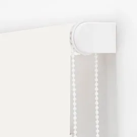 Wellhome Polyester Tag/Nacht Rollo 160 x 180 cm (Breite x Höhe) Cremeweiß