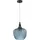 Nova Luce Loni 1-flg. E27 30 cm rund blau, schwarz