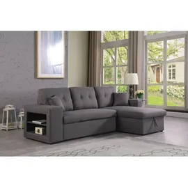 Habitat et Jardin Ecksofa reversibel mit Schlaffunktion Axel - 3-Sitzer - Grau