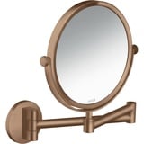 Hansgrohe Axor Universal Circular Rasierspiegel schwenkbar, neigbar, 42849, Farbe: Brushed Red Gold