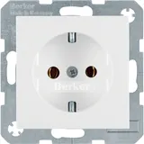 Berker S.1/B.3/B.7 Steckdose SCHUKO, polarweiß glänzend
