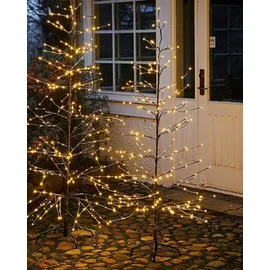 Sirius Verschneit glitzernder LED-Baum Isaac Tree In- und Outdoor LED Lichterbaum