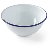 HENDI Salatschüssel, mit einem schönen blauen Rand, Abriebfest, ø160x(H)75mm