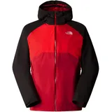 The North Face Herren Stratos Regenjacke, Garnet Red/High Risk Re, XXL