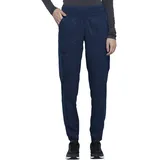 Cherokee Damen Kasack Hose Revolution - Jogger Stil mit Taschen - WWE011 - Navy Blau - 2XL - XXL Große Größen