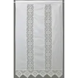 HOSSNER - ART OF HOME DECO Gardine "Achental" Gr. 1, weiß, B:90cm H:150cm, Baumwolle, HOSSNER - ART OF HOME DECO, Gardinen, Gardine