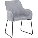 Set One by Musterring 2er-Set set one by Musterring Stuhl Fontana Stoff Grau Hellgrau