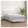 vidaXL Boxspringbett 90 x 200 cm Weiß