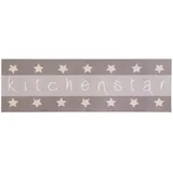 Primaflor Kitchen Star Küchenläufer 45 x 145 cm grau