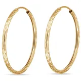 FAVS Creolen diamantiert Gelbgold 375 FAVS Paar