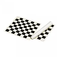 Philos Schachbrett rollbar, Feld 50 mm, aus Kunststoff, schwarz creme