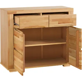 OTTO home Denis 98,5 x 85 x 40 cm Beige / Braun