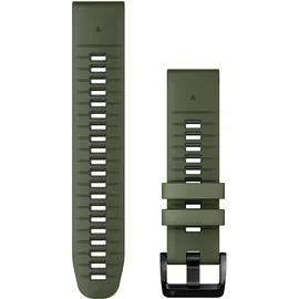 Garmin Quickfit 22 mm Silikonarmband - Moss / Graphite - One Size