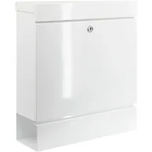 Burg Wächter Seattle 848 Weiß inkl. Zeitungsfach