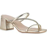 Stiefelparadies Damen Pantoletten in Gold