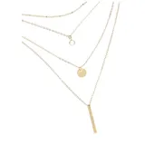 LASCANA Kette mit Anhänger Damen goldfarben Gr.