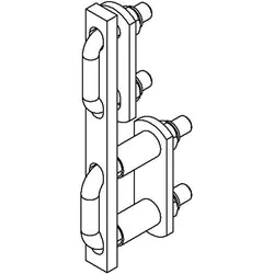 Hailo H-50 Verstärkung auf der Sprosse aus Edelstahl