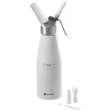 Sahnespender Kitchen Line, weiß, HENDI, Kitchen Line, 0,95L, ⌀95 x 32 cm + 24 Sahnekapseln (N2O)