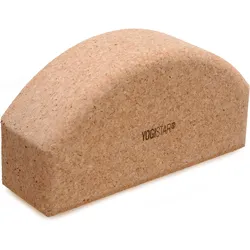 Yogablock Yogiblock® Halbrund - Cork Holz YOGISTAR EINHEITSGRÖSSE