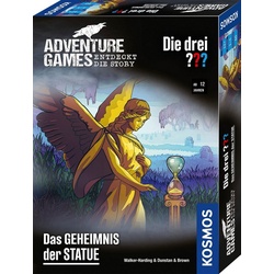 Kosmos Spiel, Abenteuerspiel Adventure Games – ??? Das Geheimnis der Statue, Made in Germany bunt