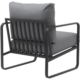 CLP Lounger Manea grau/Kunstleder