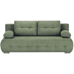 switch Schlafsofa Mikrofaser Indigo , grün , Maße (cm): B: 200 H: 91 T: 91