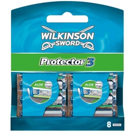 Wilkinson Protector 3 Rasierklingen für Herren Rasierer, 8 Stück (1er Pack)