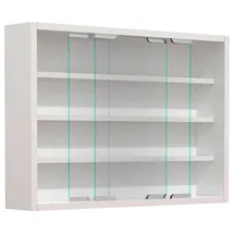 VCM Hängevitrine Agisa M 57 x 10 x 0 cm Weiß