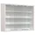 VCM Hängevitrine Agisa M 57 x 10 x 0 cm Weiß