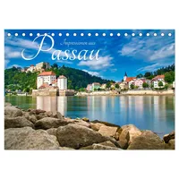 Calvendo Impressionen aus Passau (Tischkalender 2026 DIN A5 quer),