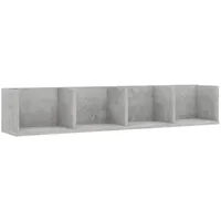 vidaXL Wandregal 100 x 18 x 18 cm Betongrau