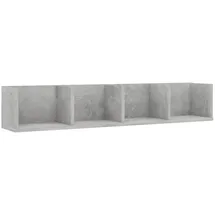 vidaXL Wandregal 100 x 18 x 18 cm Betongrau