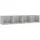 vidaXL Wandregal 100 x 18 x 18 cm Betongrau