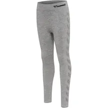 hummel hmlCI JUNIOR Seamless Tights Mädchen 2006 grey melange 164/176
